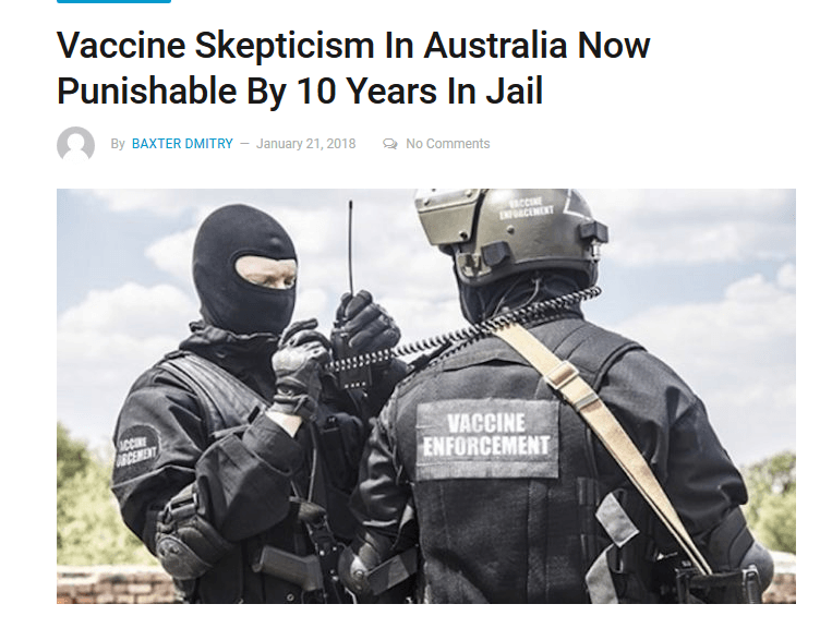 Government Officials Ignoring The Proven Science on Vaccinations………