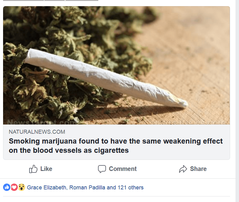 Smoking Marijuana Found To Produce Unhealthy Effects………