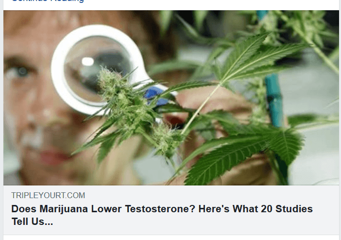 CBD, THC, Testosterone and Male Sexual Function
