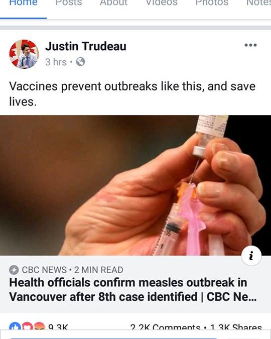 Justin Trudeau Claims Deep Knowledge of Measles Outbreak – Let’s FACT CHECK His Claims