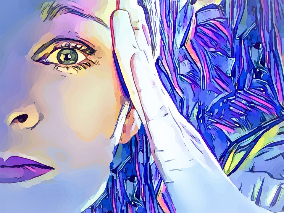 pixabay stressed woman