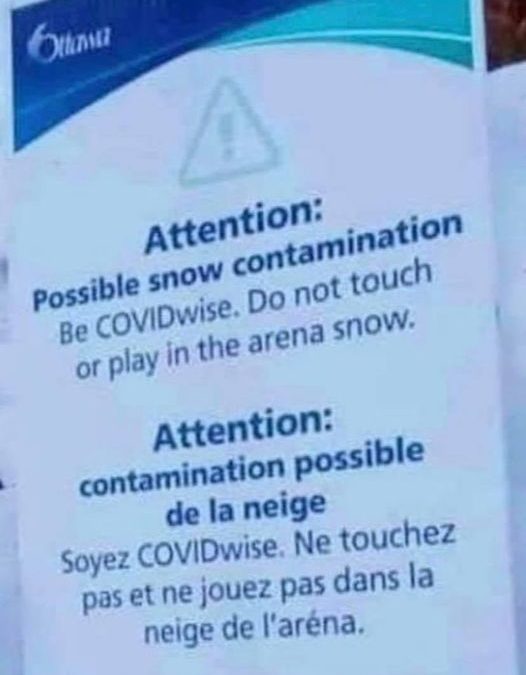 Now The Snow Has COVID……